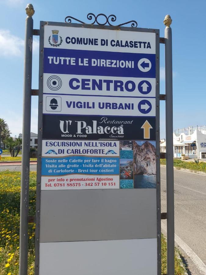 Appartamento Vista Mare Calasetta Eksteriør billede